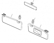 Козырек солнцезащитный Geely GC6